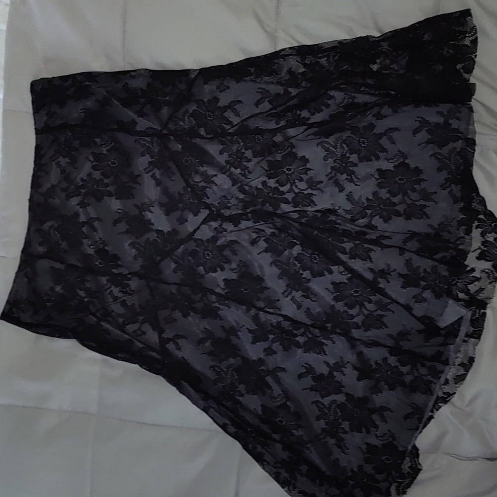 Banana Republic Black Lace Skirt